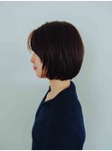 かきあげクールボブ【髪質改善/ヘッドスパ/カラー/いわき】