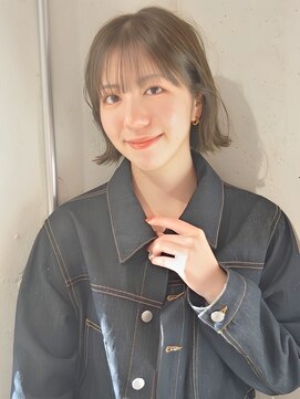 ナチュラル 仙台長町店(Natural) 大人気外ハネボブ／ナチュラルグレージュ／ボブ