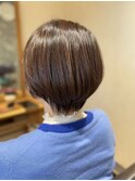 艶髪丸みショート