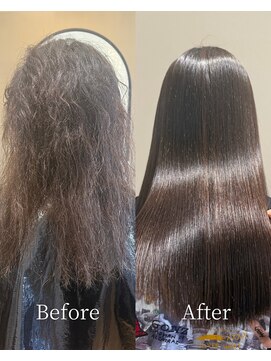 ロアナミドリノ(LOANA MIDORINO) 乾かすだけでまとまりのあるストレートに♪