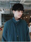 メンズの万能パーマメンズビジネスヘアメンズウェーブパーマ