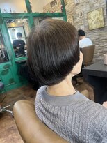 ヘアーラウンジ アンフィ 井土ヶ谷(Hair Lounge Anphi)&nbsp;長めマッシュボブ