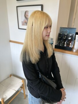 ジジ フィーカ 佐野(Gigi fika) 抜きっぱなしブロンド