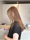 【REINA】透明感グレージュ×ハイライト