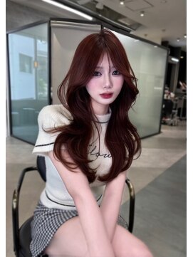 リリー(Lilley) チェリーレッド/韓国ヘア