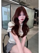 リリー(Lilley) チェリーレッド/韓国ヘア