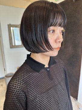 ドレープ(Dreap) 【nanoka】前上がりボブ