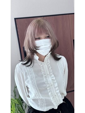 アネラ(Anela) ウルフカット+エンドカラー【平本】