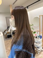 クウ(cuu)&nbsp;髪質改善/アッシュベージュ/ロング