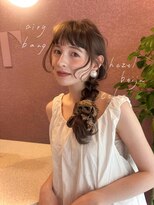 ボタン コロン 表参道 原宿(VOTAN COLON)&nbsp;夏に向けて♪結んでカワイイお顔周りレイヤー♪