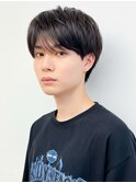 春カラー黒髪ショートカット◎大人韓国風ニュアンスマッシュ