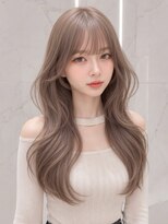 ランテルディ 渋谷(LANTERDIT)&nbsp;ミルクティーグレージュ　顔周り　レイヤー　ケアブリーチ