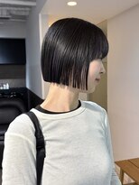 フォト 新宿三丁目(foto)&nbsp;顎ライン切りっぱなしボブ