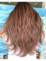 トーク 伊丹本店(TAL'KE)&nbsp;TAL'KE/バレイヤージュ×ホワイトピンク_355