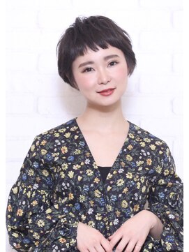 カグヤ ヘアーリンク 森小路店(華月 Hair L.I.N.C.) かわいい×ベリーショート