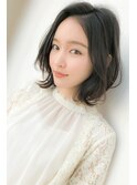 洗練された大人かわいい大人気ボブ