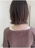 切りっぱなしボブレイヤー 大人ブラウンベージュ