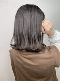 ベージュグレー,色持ち１ヶ月,ブリーチなし／髪質改善