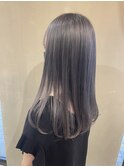 透明感グレーカラー