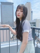 ルービック 豊中(Rubik's)&nbsp;ブルーブラック/デジタルパーマ/大人可愛い