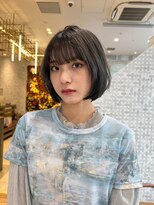 ミンクス渋谷スマートサロン(MINX shibuya smart salon)&nbsp;【菱形ボブ】ナチュラル×オリージュカラー