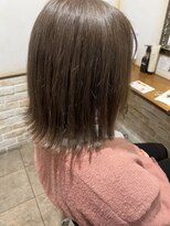 ネオリーブカップ 町田店(Neolive capu)&nbsp;Wカラー ＊ ミルクティーベージュ【透明感カラー/ブリーチ】