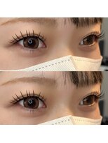 エクリュ(ecru)&nbsp;フラットラッシュ120本　束感仕上げ