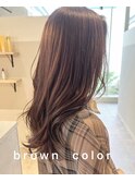 【VALLEY  hair care&spa】秋冬おすすめ、艶髪ブラウンカラー