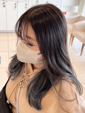 アッシュ 長津田店(Ash) 大人のゆるふわロングレイヤーバレイヤージュ