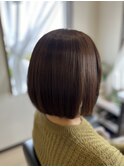 【アッシュグレーカラーM3D】髪質改善メニュー