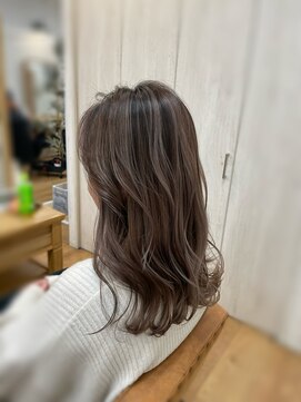 グランジュ 梅田店(GRANZE) バレイヤージュ☆グレージュ☆滝下