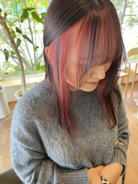 フーコー 朝日ヶ丘店(fuhcoh) ミディアムインナーカラー