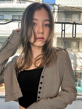 トルネード(TORNADO) 外国人風ロング ハイライト透明感カラーt86