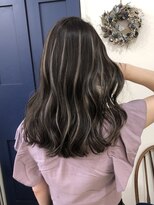 エトラ 渋谷店(etora)&nbsp;小顔 ネビージュ　グレージュハイライトカラー◎