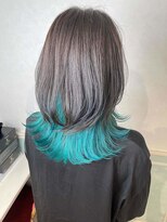 ヘアーサロン リアン 熊谷2号店(hair salon Rien)&nbsp;インナーグリーン♪