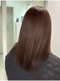 40代50代髪質改善プレミアムカラー透明感カラーピンクブラウン