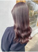 ナチュラルカラー×ピンクブラウン