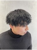 波巻きパーマ/マッシュ/ツーブロック/刈り上げ