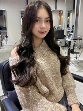 ゲームバイアランスミシー 心斎橋(GAME by Alan Smithee) オリーブグレー/レイヤーカット/髪質改善カラー/艶髪