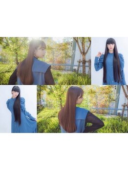 明るくオシャレに。自然にぼかす白髪ぼかし、艶カラーハイライト