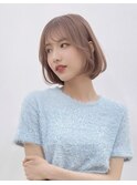 大人可愛い小顔前下がりボブ×ナチュラルボブ×ミニボブ20代30代