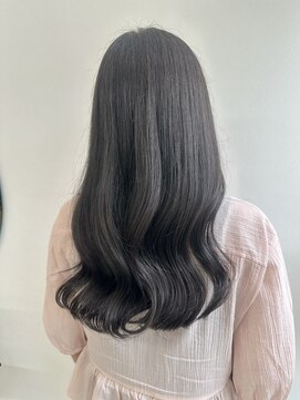 グリ(GURI) ☆ブリーチ無し☆透明感ブルーグレージュ