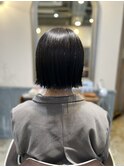 ミニボブ×ブルーブラック
