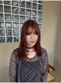 ＊＊ワンホンレイヤー×レッドブラウンカラー＊＊