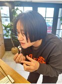 隠れツーブロック／切りっぱなし／ショート／西新／百道浜