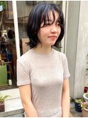 【大人ボブ】ニュアンスパーマ