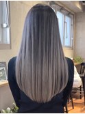 韓国ヘアーハッシュカットレイヤーカットハイライトカラー