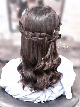 オズ 梅田店(OZ) リボンハーフアップ