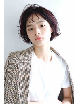 クオーラガーデン(Cuaura garden) ふわくしゅ質感パーマ＆ピンクベージュハイライト