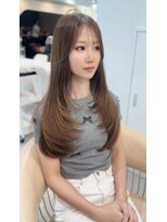 シックスバイギンザロンド 名古屋(six by ginza Lond)&nbsp;明るめベージュ　レイヤーカット